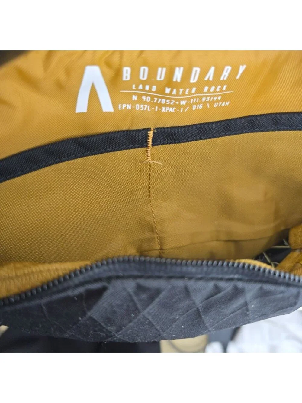 Boundary Supply Rennen X-Pac Black Crossbody Water Resistant Sling Bag